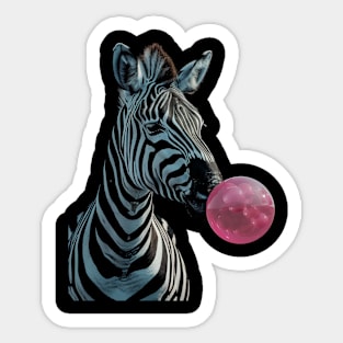 Zebra Jovial Journeys Sticker